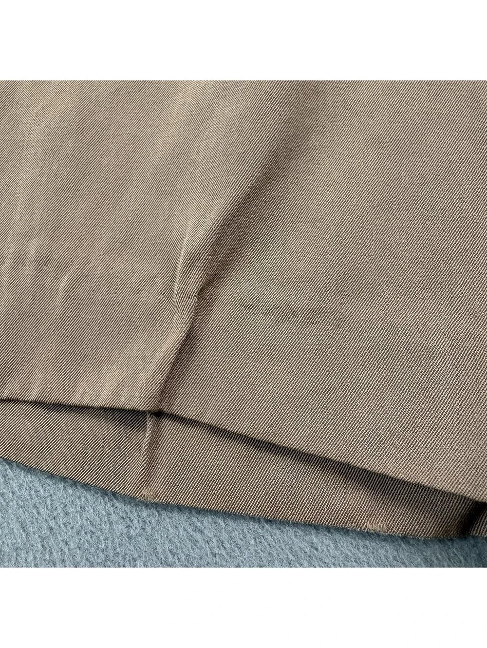 Vintage Burberry Pleated Trouser Pants Size 34 x 25 in. Khaki